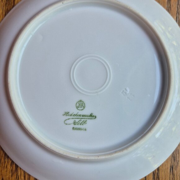 Hutchenreuther Selb Bavaria Handpainted Gold Trimmed Plate Cottagecore - Picture 8 of 13